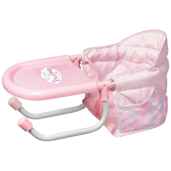 Set Viaje De Cuevas 3en1 Portabebé Bolso Silla Comer Muñecas Variante Color Rosa