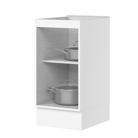Armario bajo 1 puerta - Línea Americana Blanco