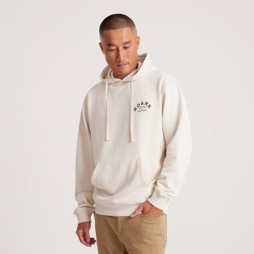 Chompa Roark Gear And Guides Hoodie Hombre Bone