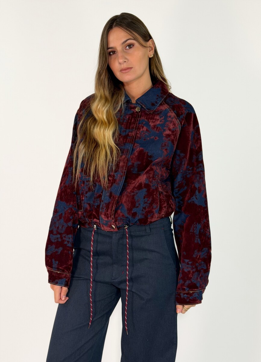 CHAQUETA ZAHARA - BORDO 