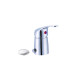 Griferia De Bidet Monocomando Aqualia Con Transferencia Cromo  35Mm