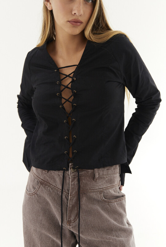 Blusa Tropea Negro