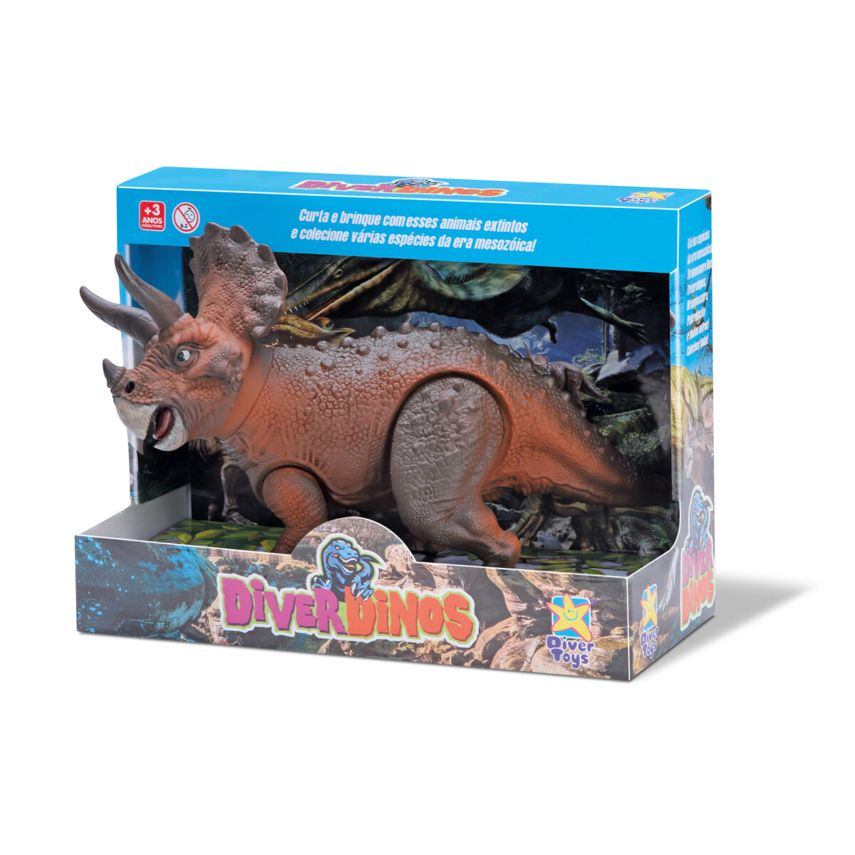 Figura Dinosaurio Diver Dinos - TRICERATOPS 