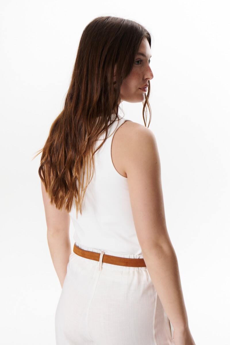 MUSCULOSA DOBLE BLANCO