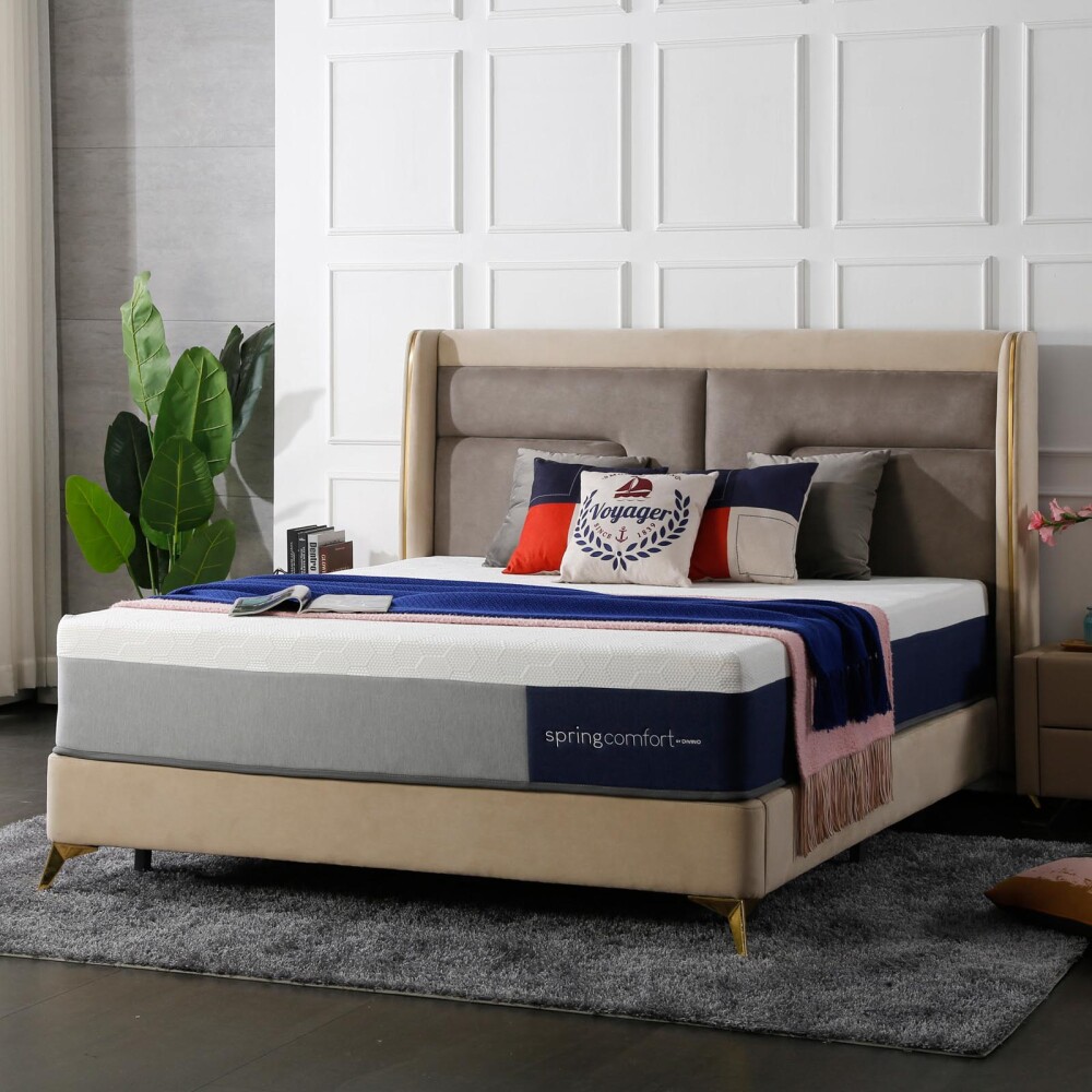 COLCHÓN SUPER KING RESORTES BLANCO AMAZON