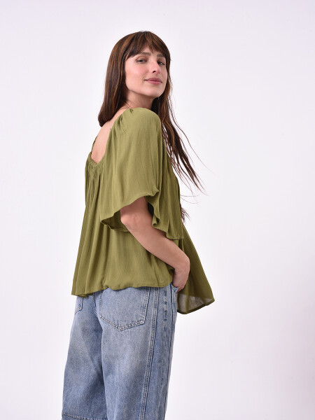BLUSA CATA OLIVA