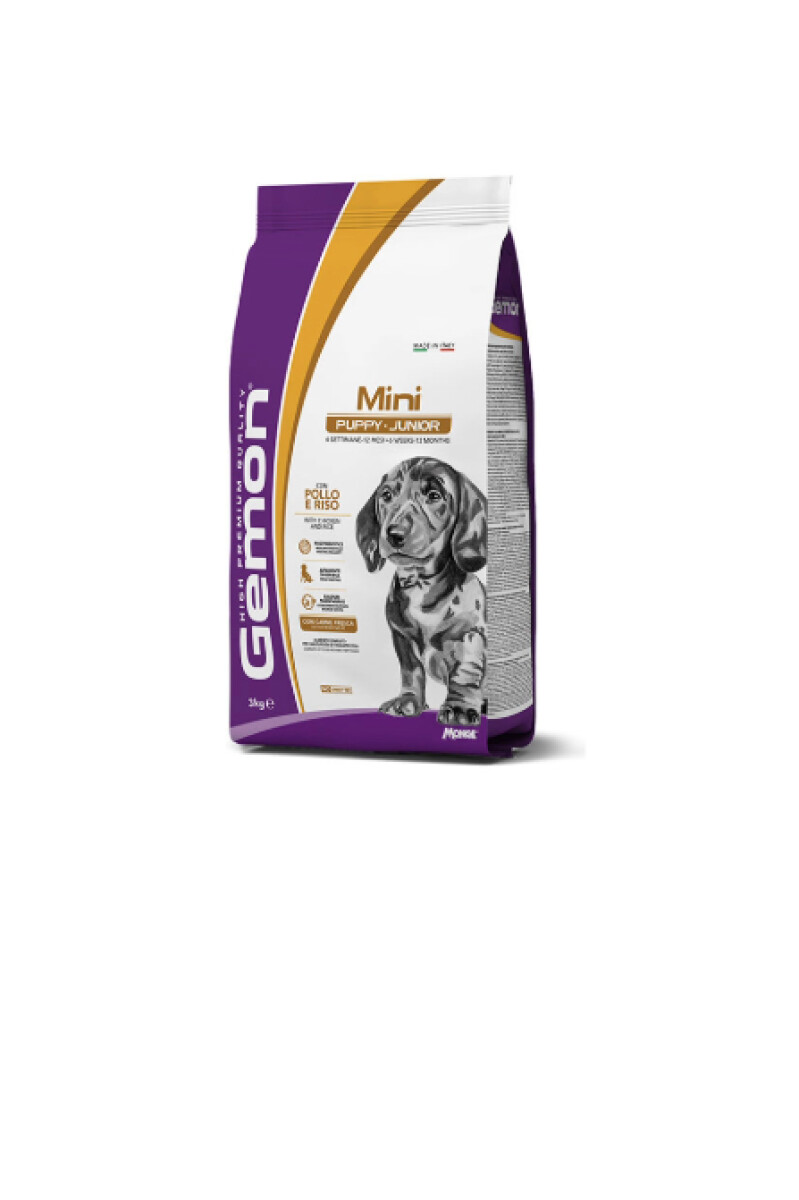 Gemon Mini Junior con Pollo y Arroz 3kgs 