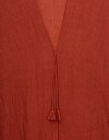 Kimonos Kimono Tejido Con Flecos - Gris Oscuro