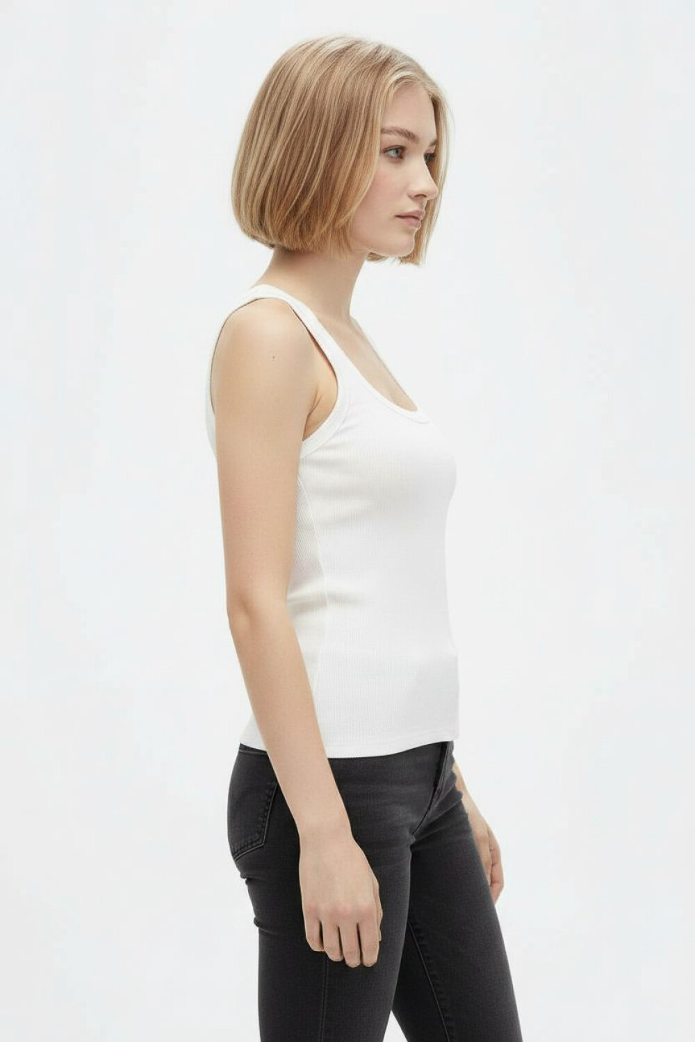 Musculosa Malisa Marfil / Off White