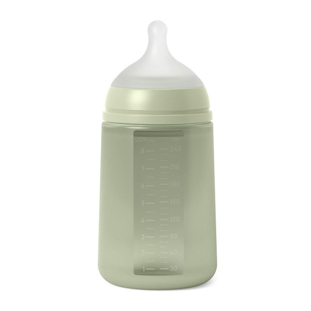 Biberón Silicona Fisiológico Suavinex Essence 240ml Verde
