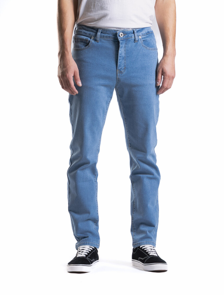 Jean Regular Fit Largo 30 Celeste