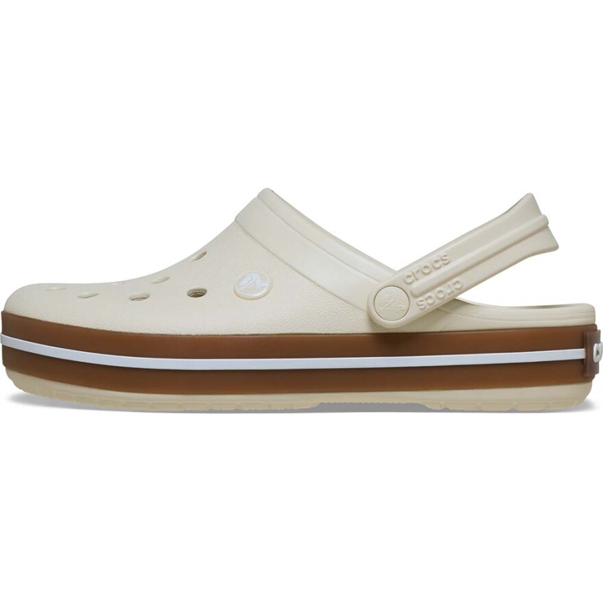 Crocs Crocband Gum Clog Niños Summit White