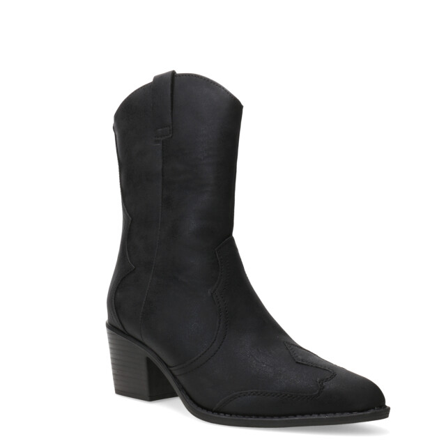 Botas de Mujer Miss Carol LITER tejana media Negro