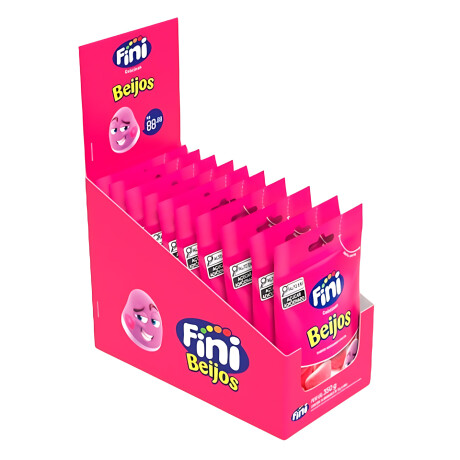 GOMITAS FINI 35grs DISPLAY x10 unidades Besos Fresa