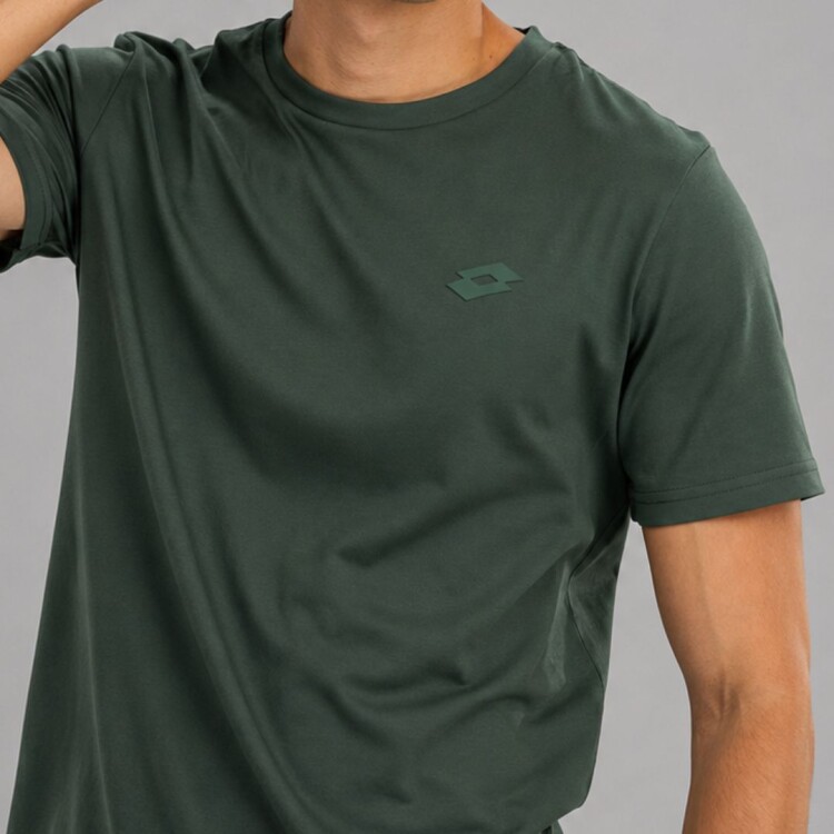 REMERA HOMBRE MANGA CORTA ARIA LOTTO Verde