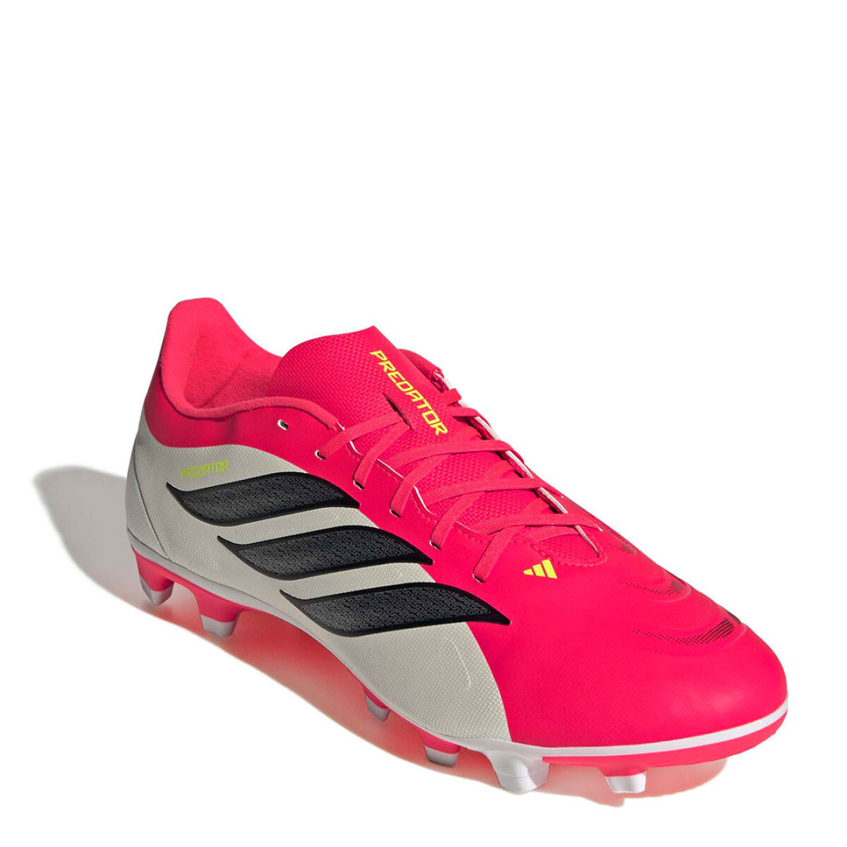 Championes Unisex Adidas Championes Futbol 11 Predator Club Firm Ground - Rojo - Negro 