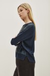 Sweater Sequins Petroleo