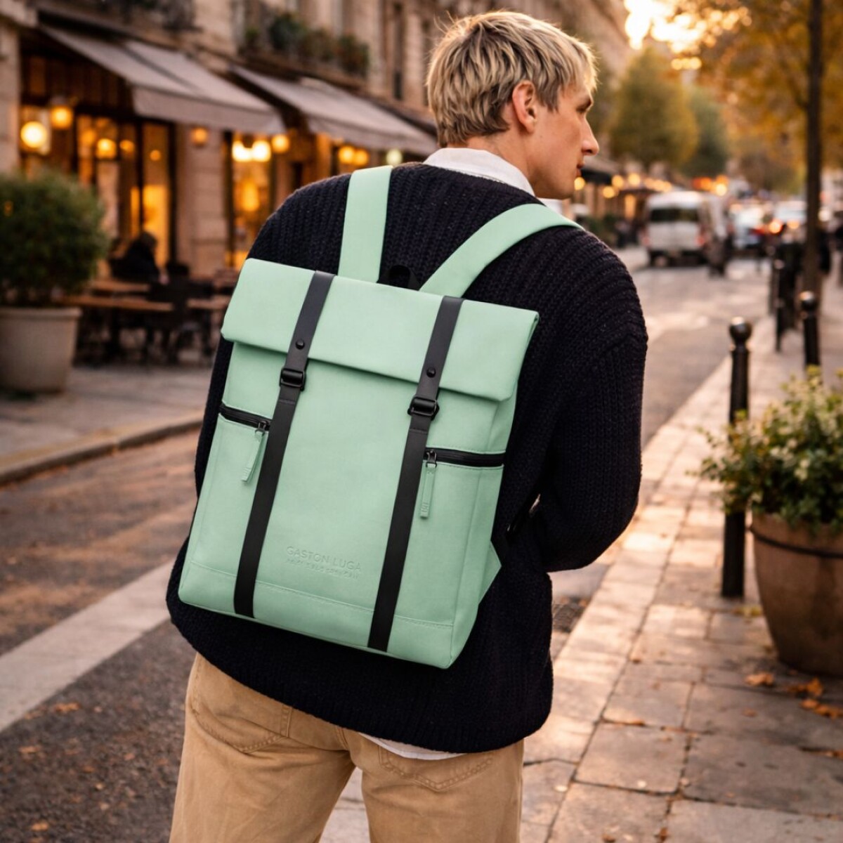 MOCHILA SPLASH 2.0 16 VERDE MENTA GASTON LUGA 