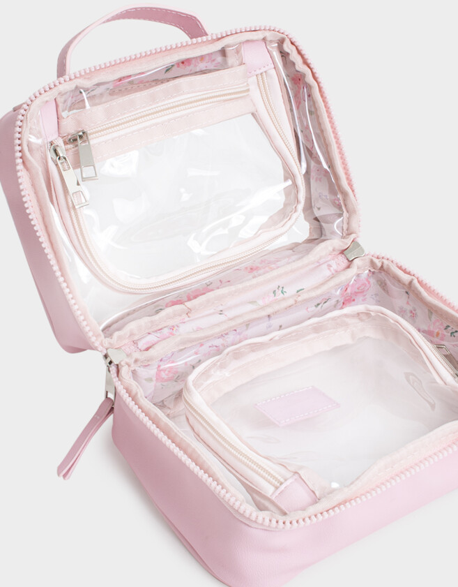 Porta Cosméticos Estampado Flores