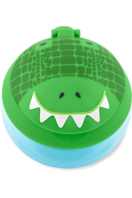 Tupper de snacks diseño cocodrilo Sin color