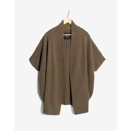 Poncho Tejido Verde Militar