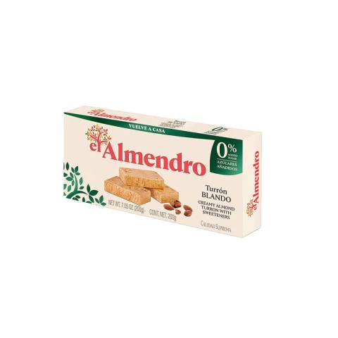 Turron blando s/azucar 200g El Almendro Turron Blando El Almendro S/a