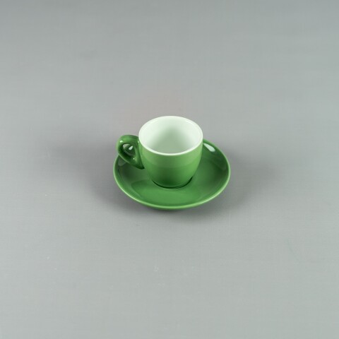 Taza de Café 90ml c/ Plato 11,5 cm Verde Choosing Taza de Café 90ml c/ Plato 11,5 cm Verde Choosing