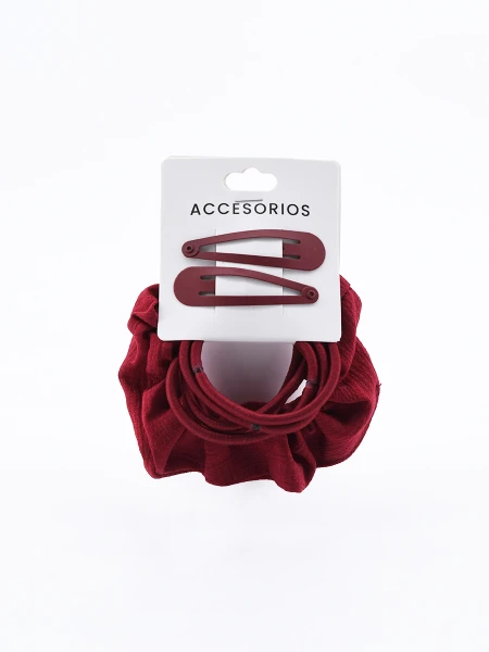 COLEROS Y SAPITOS PACK X 8 BORDEAUX
