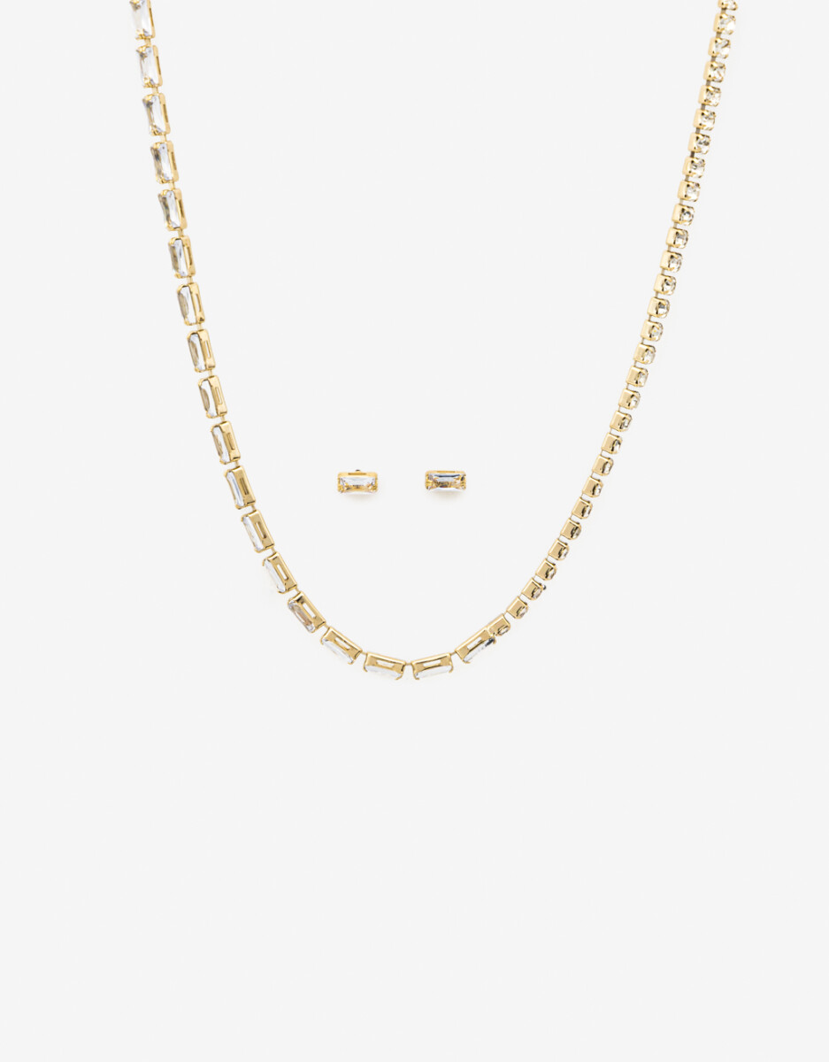 Set De Aros Pasantes Y Choker 