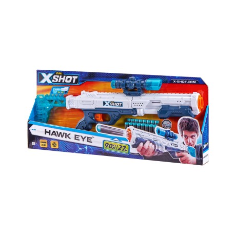 Rifle lanzador de dardos Zuru X-Shot Excel Hawk Eye con 16 dardos Rifle lanzador de dardos Zuru X-Shot Excel Hawk Eye con 16 dardos