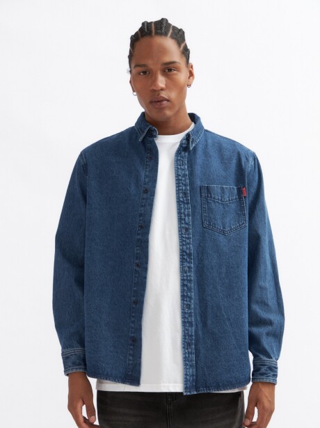 CAMISA VIALONGA AZUL OSCURO