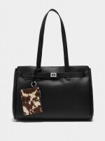 Bolso Para Portátil Con Textura negro