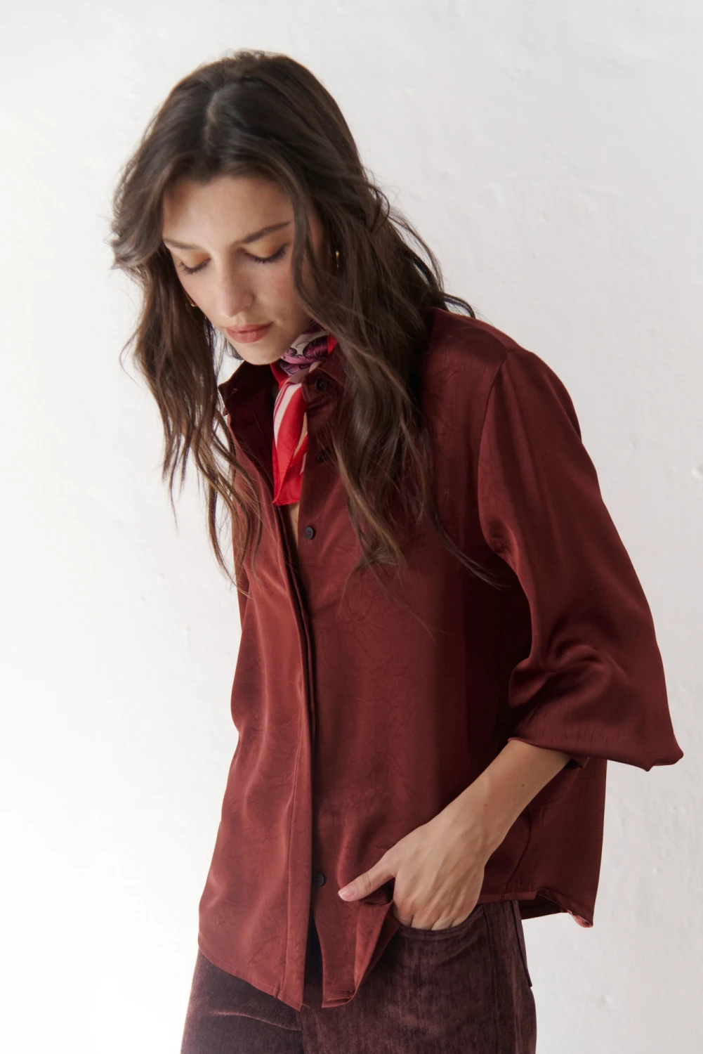CAMISA SATEN