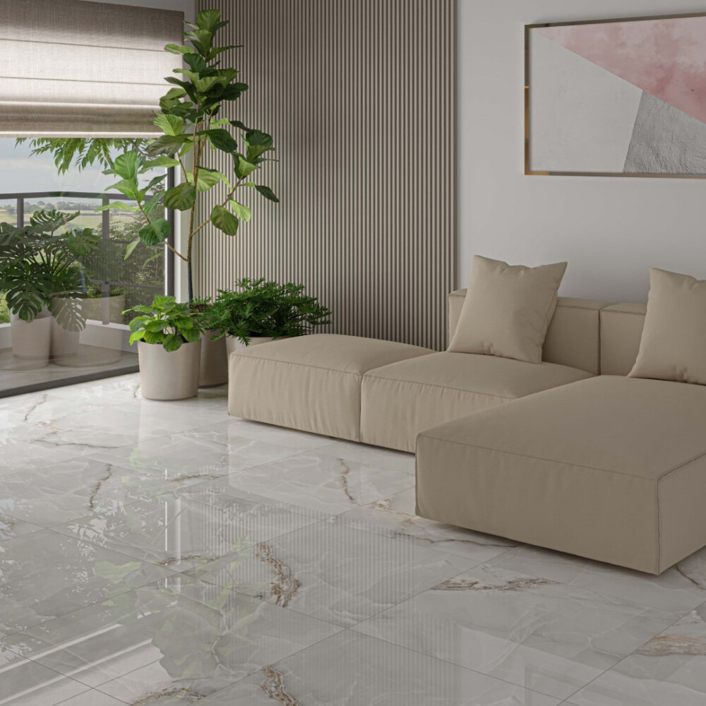 CERAMICA ONIX SILVER "A" 75X75 CM RECT Ceramica Onix Silver "a" 75x75 Cm Rect