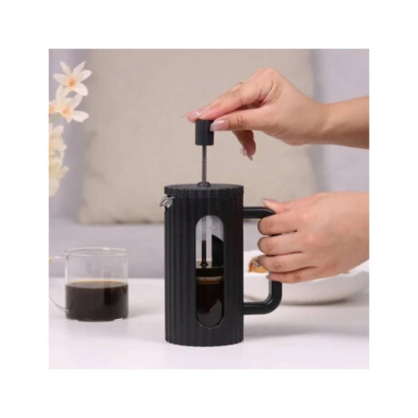 CAFETERA/TETERA FRENCH 1000ML BOROSILICATO/PP NEGRO CATANIA