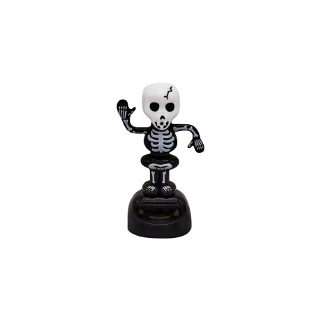 Muñeco solar Halloween que baila Blanco
