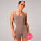 Enterizo Booty Scrunch Pureluxe V-Back Enterizo 4 Mujer Desert Shadows