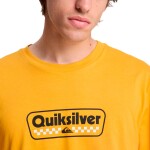 Quiksilver Remera EV STARTING GRID Hombre - Mostaza Mostaza