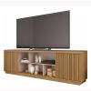 RACK MOBILI - SIMETRIA hasta TV 75” - 1.80 m Sin color