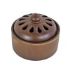 QUEMADOR P/INCIENSO CERAMICA MARRON 10X7.5CM Unica
