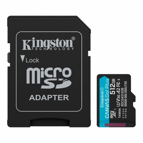 Memoria Micro Sd Kingston Canvas Go! Plus GEN4 512GB 001