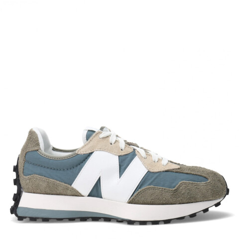 Championes de Hombre New Balance Life Style 327 Azul Piedra - Blanco - Beige