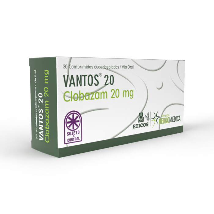 VANTOS 20 MG. CJ X 30 COMP. única