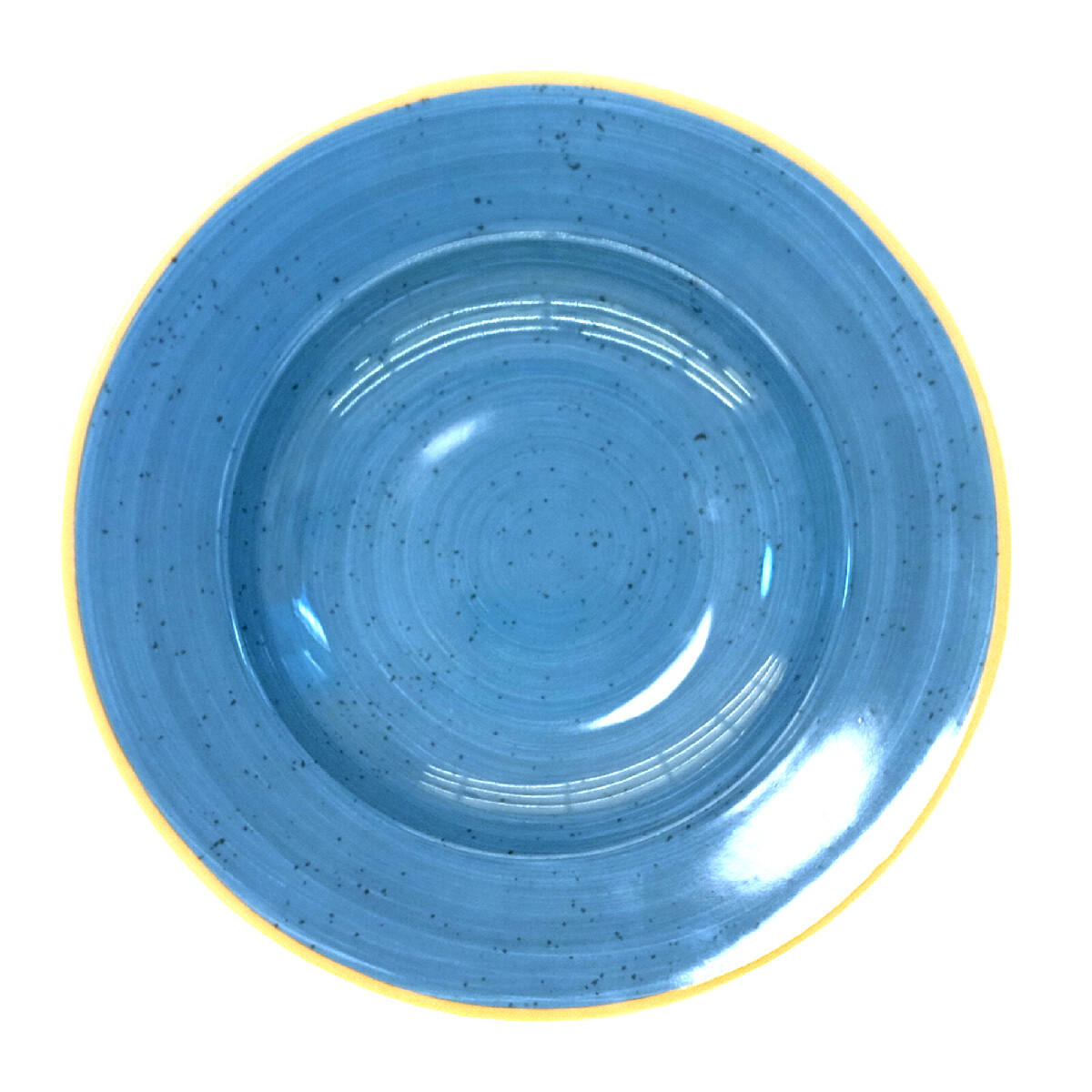 Plato Azul Hondo 23cm Splash Blue | Por Unidad 
