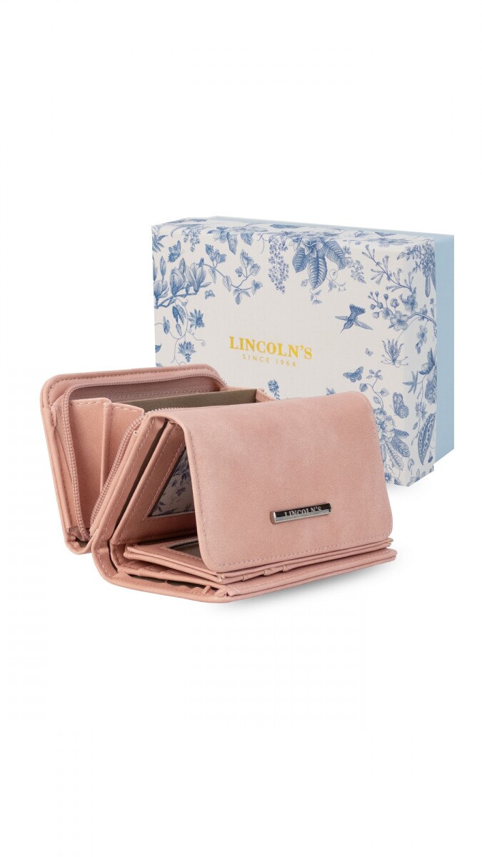 BILLETERA GLICINA - ROSA 