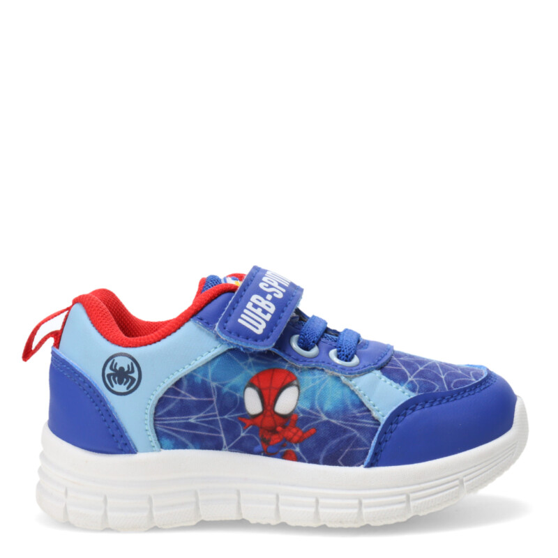 Championes de Niños Marvel Spiderman Spinners Azul - Celeste