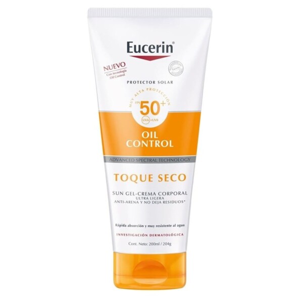 Protector Solar Gel-Crema Toque Seco FPS 50 – Eucerin Protector Solar Gel-Crema Toque Seco FPS 50 – Eucerin