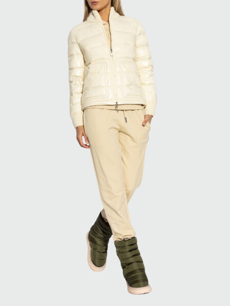 Moncler - Campera rellena de plumas con ribetes de lana, Arcelot 0