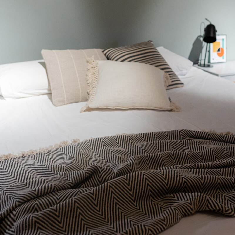 Manta para sillón y cama algodón Espiga 130cm