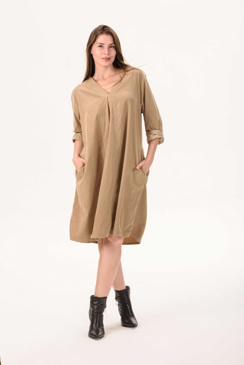 Vestido Asti - beige 